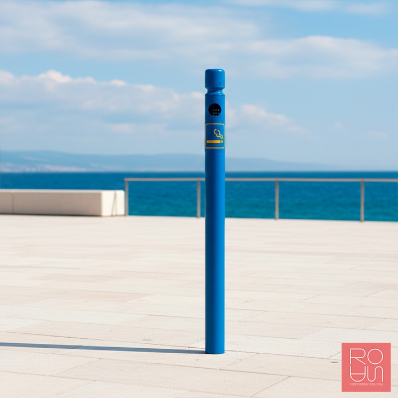 Pilona Cendrer Agglo Ø 76 mm | Mobiliari Urbà d'Alta Capacitat